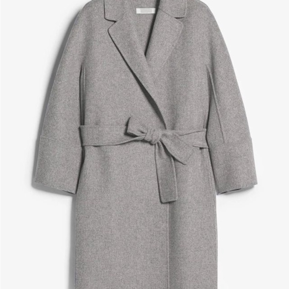 'S MAX MARA
Short double-faced wool coat - grey - Picture 3 of 8